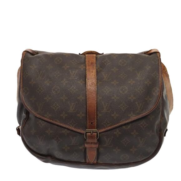 LOUIS VUITTON Monogram Saumur 35 Shoulder Bag M42254 - Picture 2 of 13